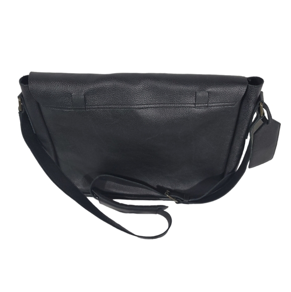 Men's Leather Messenger Bag by Red Envelope - Picture 10 of 10